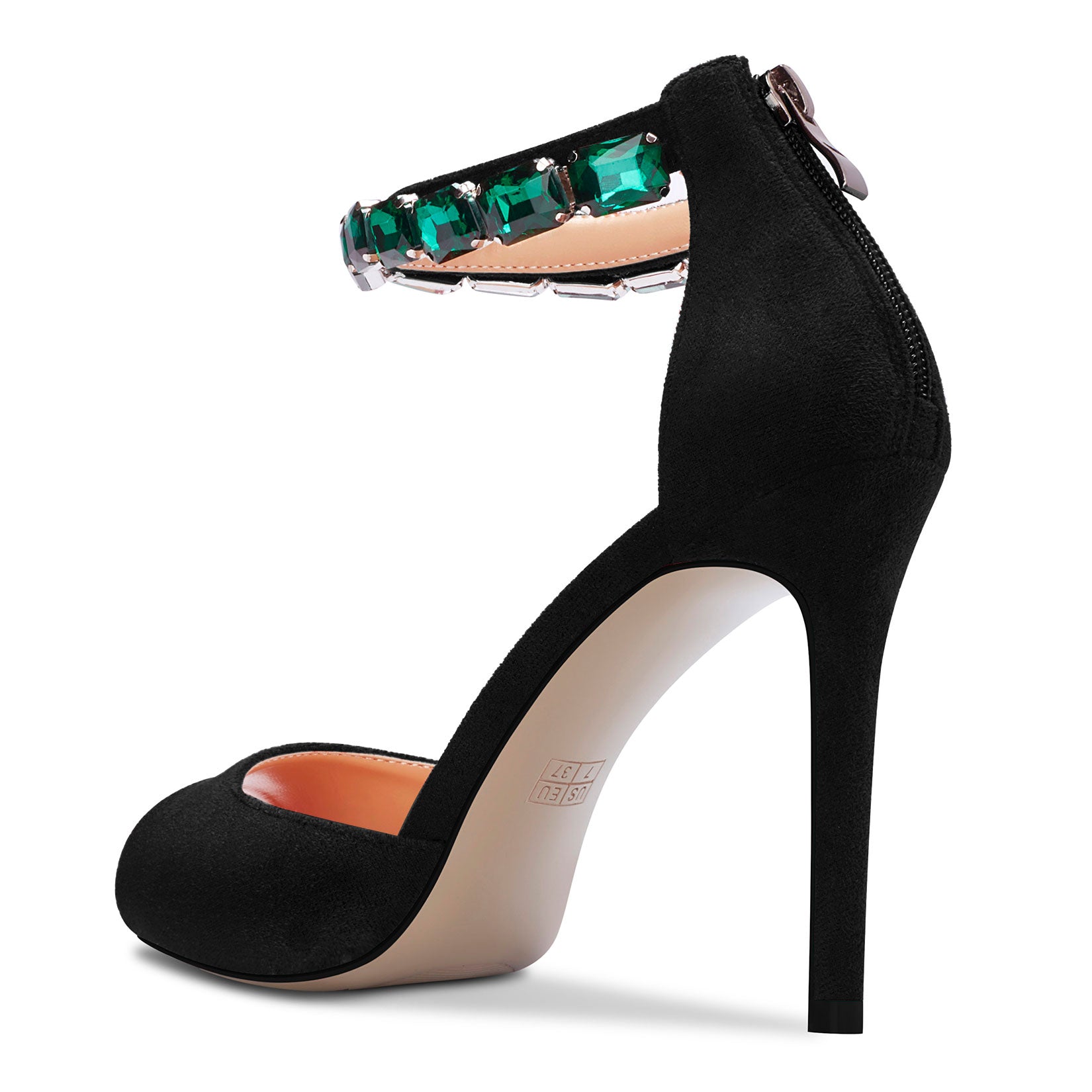 Heels & Wedges | Metro High Heel Black Sandals- 4 Inch Heels | Freeup