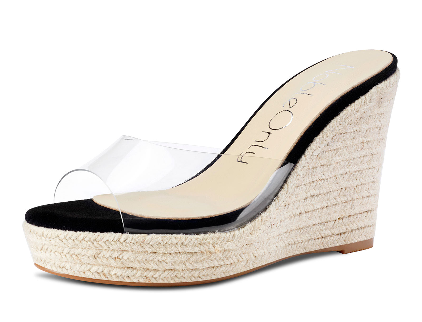 Buy Smart & Sleek Women Fashion Wedge Heel Sandal (Black, numeric_5) at  Amazon.in