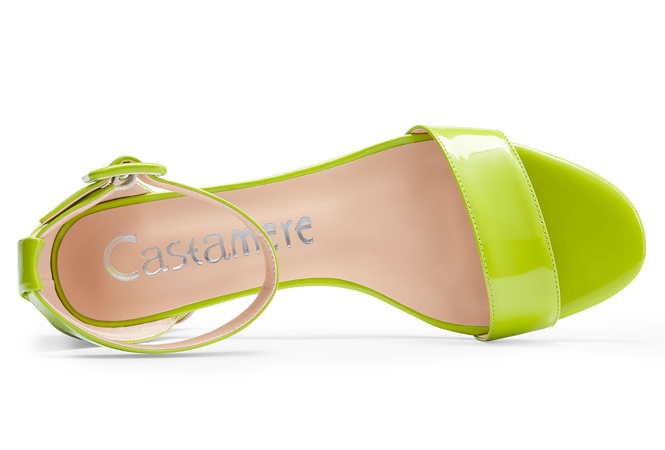 CASTAMERE Womens Chunky Block Heel Sandals Ankle Strap Open Toe Buckle 5CM Heels Sandal