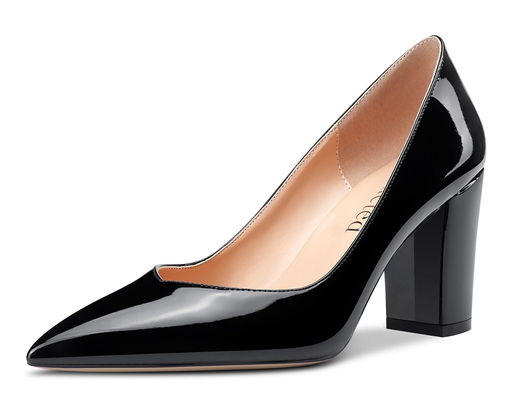 ASOS DESIGN Wide Fit Winston d'Orsay high heel shoes in black | ASOS