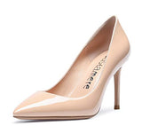Castamere High Heels Womens Pointed Toe Slip-on Pumps 8.5CM Heels Patent