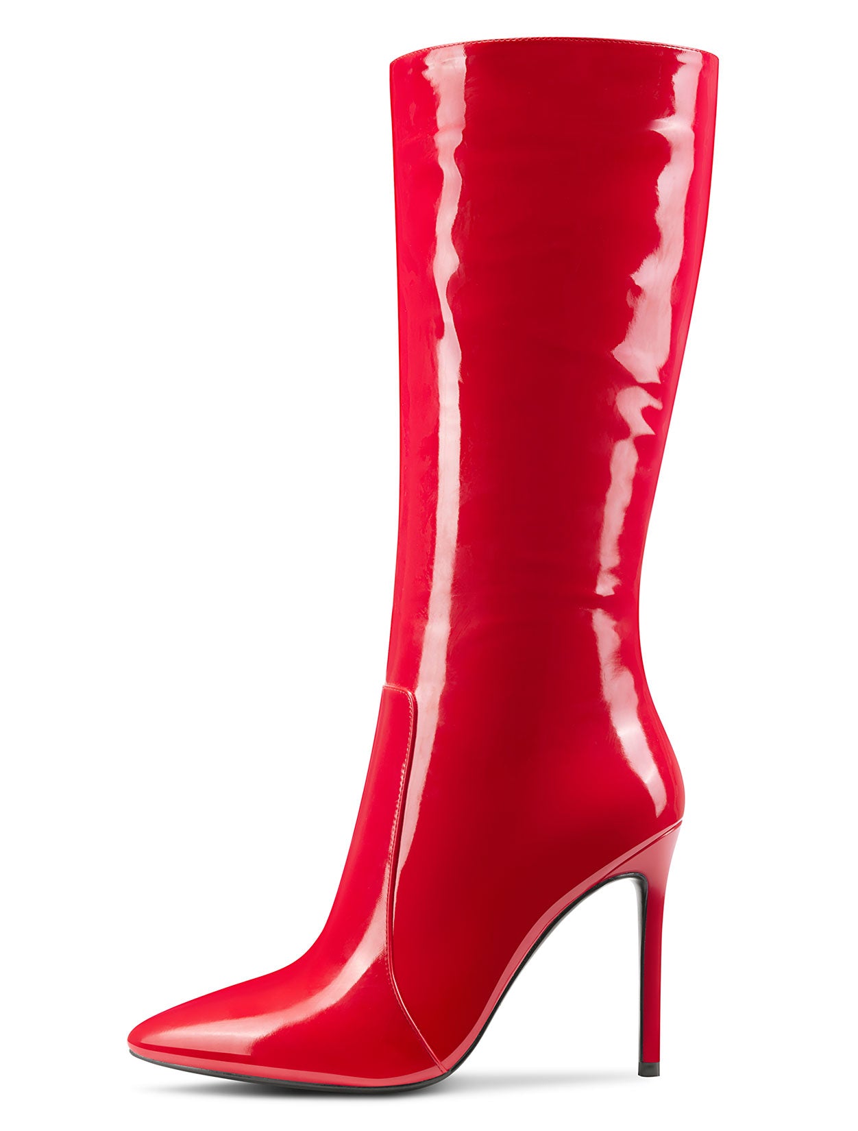 The High-Heeled Regina - Women's Tall Boot in Black | Fairfax & Favor