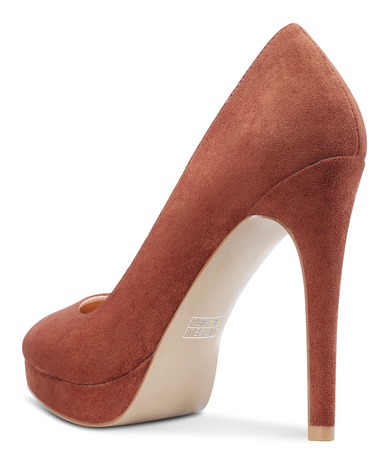 CASTAMERE Womens High Heels Platform Pumps Slip-on Stilettos 12CM Heel Office Dress Suede Shoes