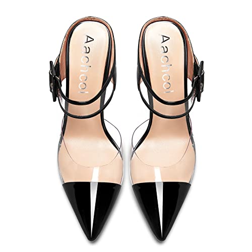 Amazon.com | JENN ARDOR Women's Pumps High Heels 3 inch Slip-on Dress Pump  Closed Toe Office Heels Shoes (Black,6) | Pumps