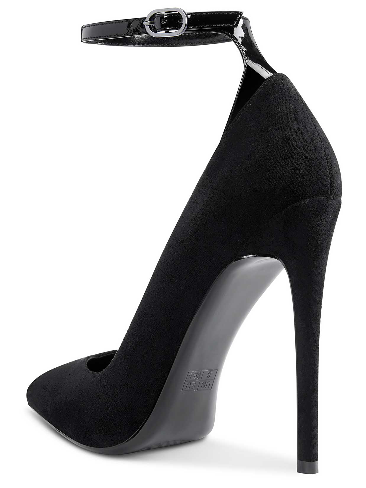 CASTAMERE Womens Sexy Ankle Strap High Heels Pumps Elegant Pointy Toe Stilettos 12CM Heel Shoes