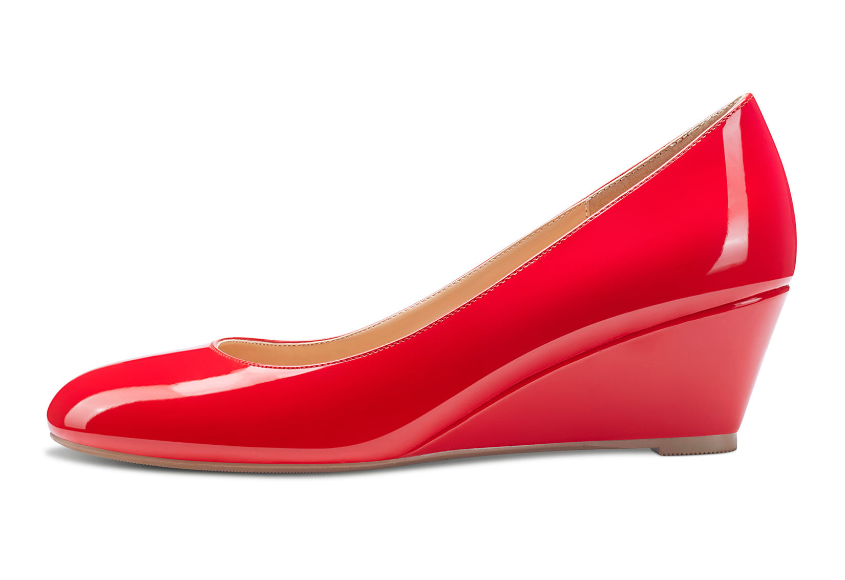 Amazon.com | Perphy Platform Closed Toe Espadrille Wedge Heel Sandals for  Women Beige 6 M US | Platforms & Wedges